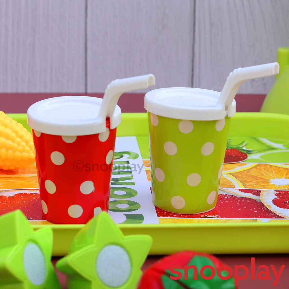 Cutlery Pretend Play Set with Blender and kitchen accessories