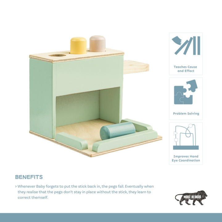 Cylinder Peg Drop Activity Set