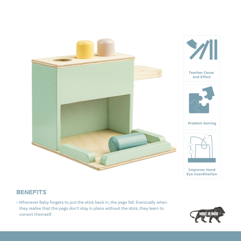 Cylinder Peg Drop Activity Set