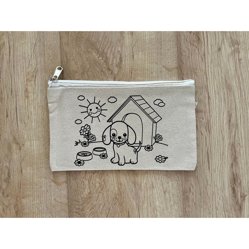 DIY Colouring My Pet Dog Pouch