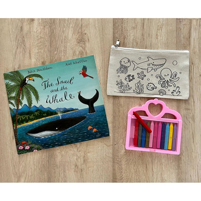 DIY Colouring Underwater World Pouch