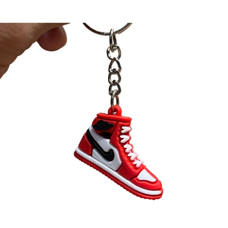 Nike Shoes Small Keychain Rubber (Red)