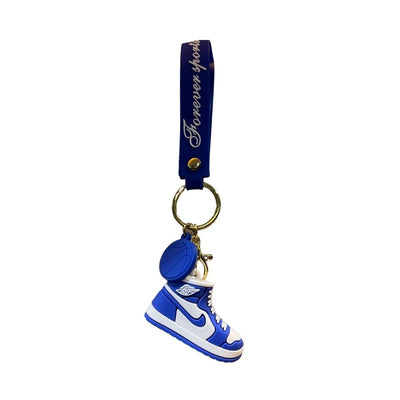Nike Air Jordans large shoes keychain (Blue)