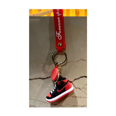 Nike Air Jordans large shoes keychain (Red)