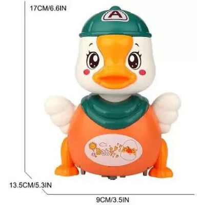 Children Stunt Electric 360 Degree Rotating Swing Duck with Lights Effects (Assorted Colors)