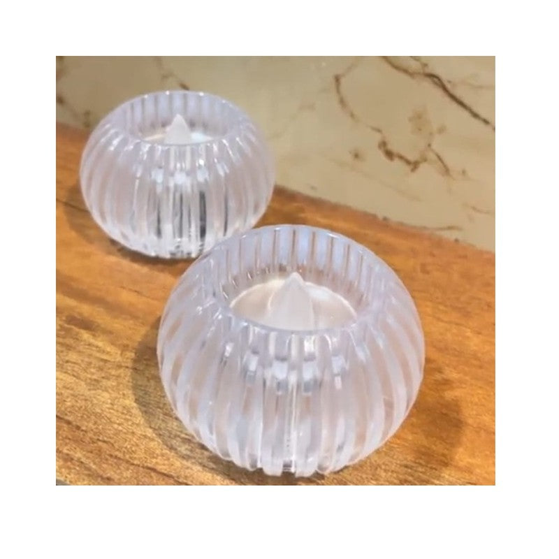 Round Led Candle light (Set of 1)