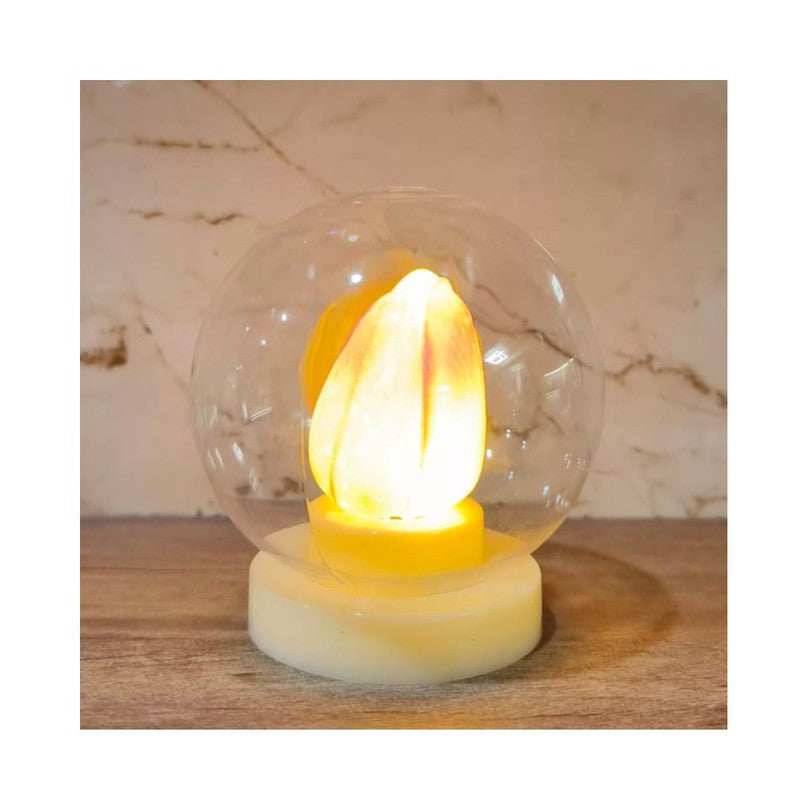 Dome shaped flower Led candle (Assorted Colours)