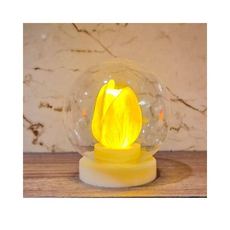 Dome shaped flower Led candle (Assorted Colours)