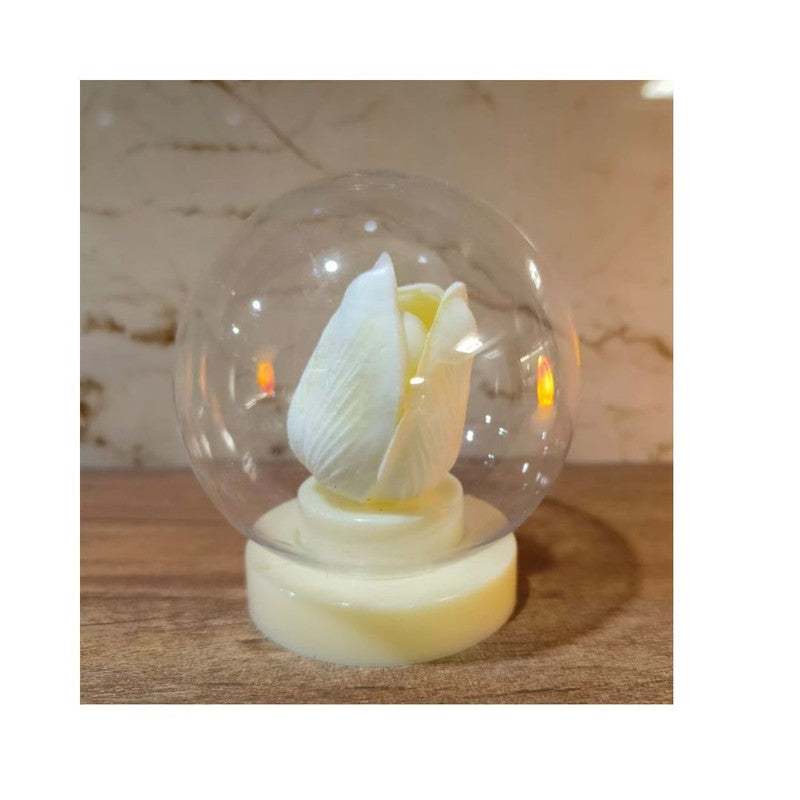 Dome shaped flower Led candle (Assorted Colours)