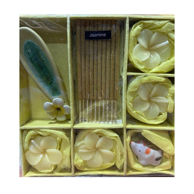 Candle, Incense and Aroma Set (Apple)