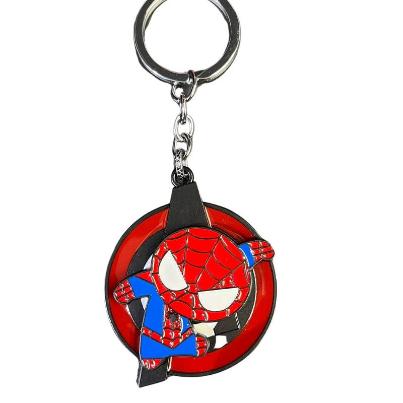 Spiderman Fidget Spinner Keychain