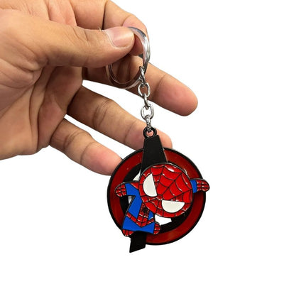Spiderman Fidget Spinner Keychain