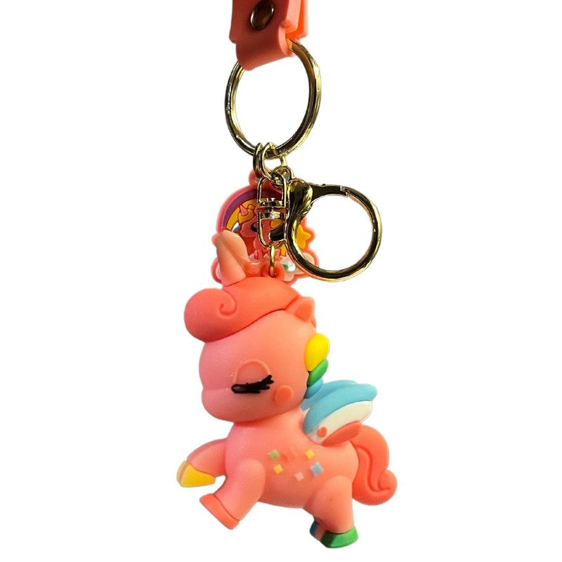 Cute Unicorn Medium Sized Keychain (Assorted Designs)