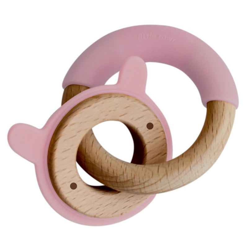 Disc & Ring Teether- Rabbit