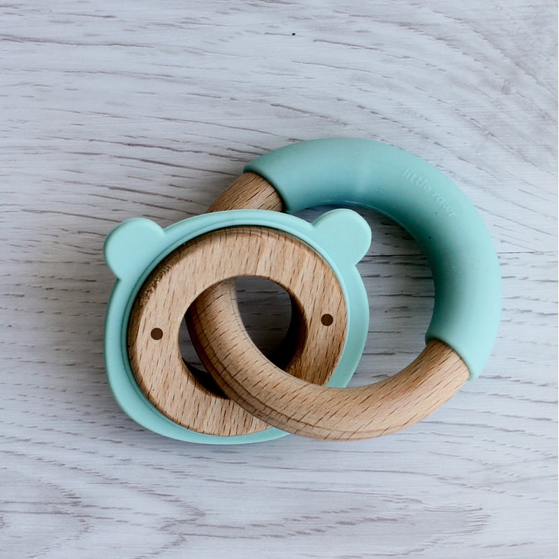 Disc & Ring Teether- Bear