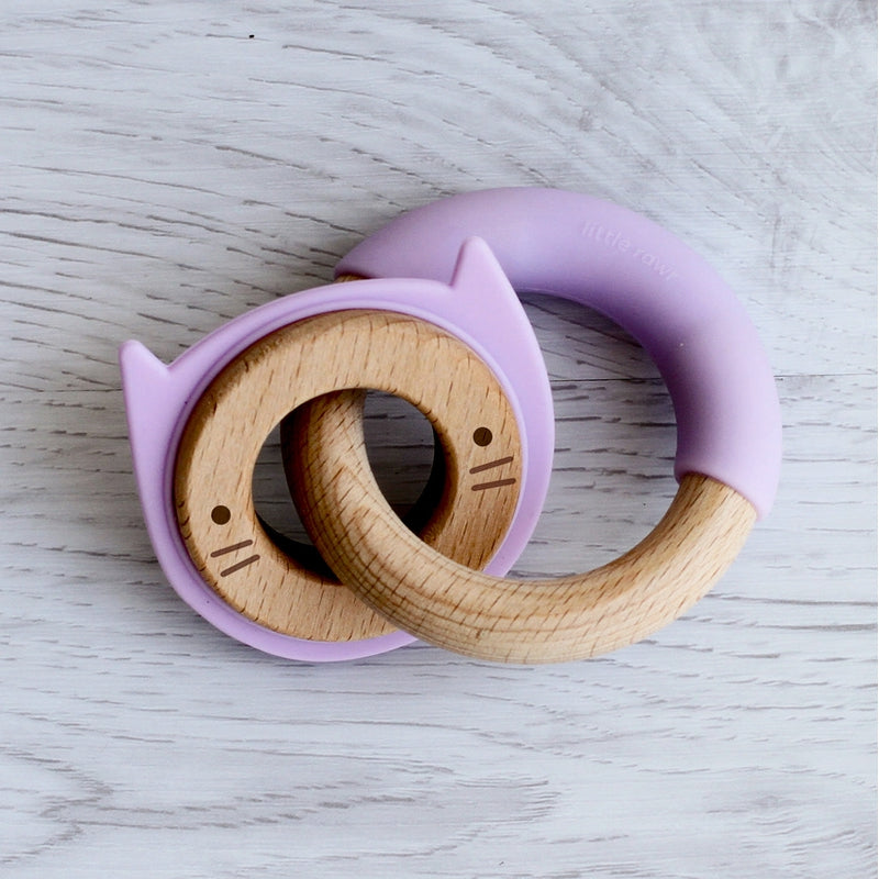 Disc & Ring Teether- Kitty
