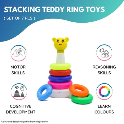 Colorful Stacking Ring Toys (7 Pieces)