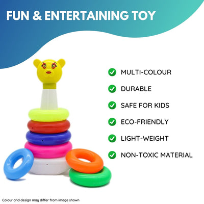 Colorful Stacking Ring Toys (7 Pieces)