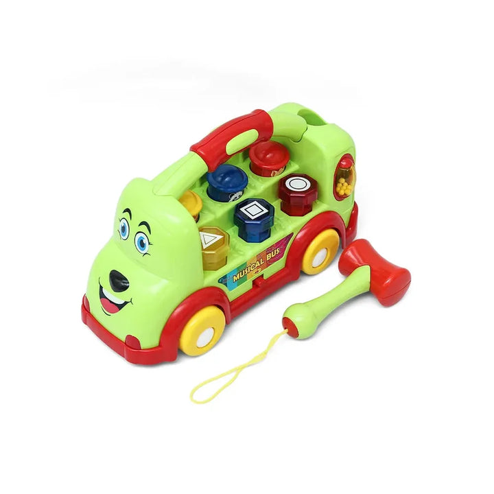 Musical Bus Toy for Learning Counting, Shapes & Colours (12 Months-2 Years)