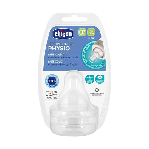 Chicco Pack of 2 Physio Teat-Advanced Anti Colic Effect