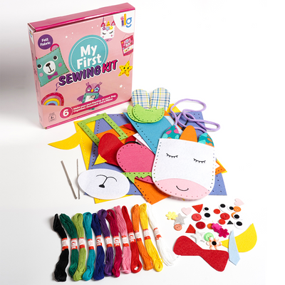 DIY Sewing Art & Craft Kit Bundle - Learn and Create Six Charming Projects