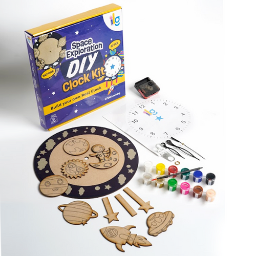 Ilearnngrow DIY Space Exploration Clock Kit (3-7 Years)