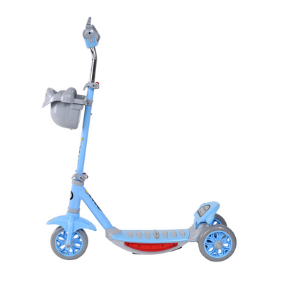 Noddy Scooter With Light And Music | Skating Scooter for Kids | Blue | COD Not Available