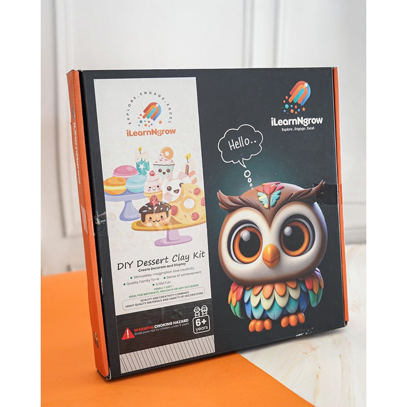 Ilearnngrow DIY Dessert Clay Making Kit (6-10 Years)
