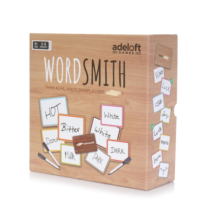 Adeloft Wordsmith Word Matching Party Game | Think Alike Family & Friends Game | 3–8 Players