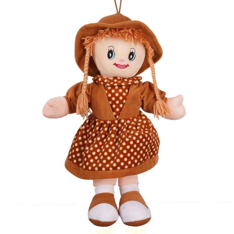 Rinky Doll Super Soft Washable Doll Soft Toy | Stuffed Soft Plush Toy Brown - 45 Cm