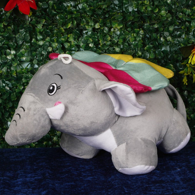 Grey Dumbo Elephant Soft Toy (32cm)