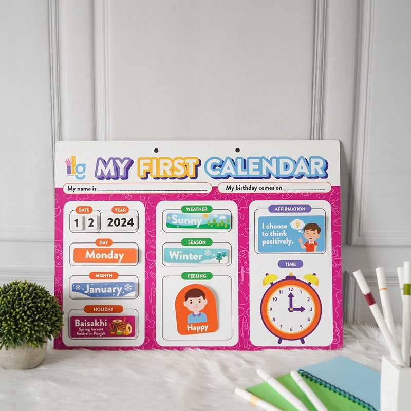 9-in-1 Activities - My First Home Calendar (3-7 Years)