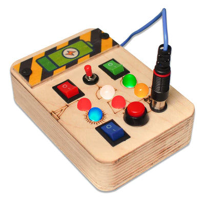 Montessori Portable Switches Busy Board