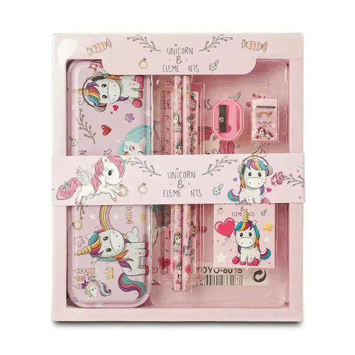 Ilearnngrow Pencil Box Stationery Kit for Kids