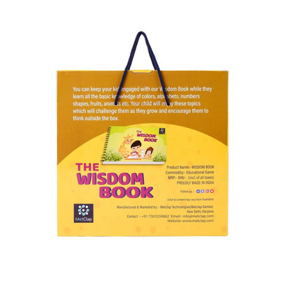 Wisdom Book Learning Velcro Book (30 Activities)