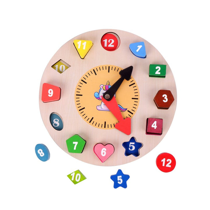 Monti Clock | 12 Different Shapes Learning Color Shapes and Number Learning Activity