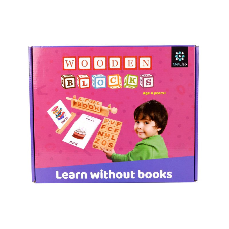 Learn without Books - Wooden Block (Spellings)