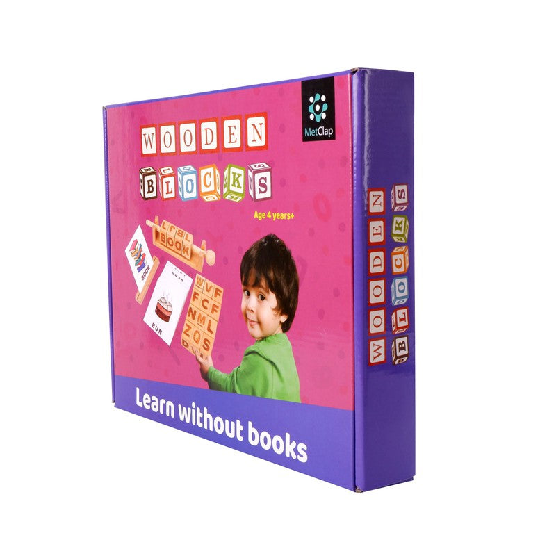 Learn without Books - Wooden Block (Spellings)