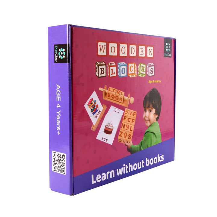 Learn without Books - Wooden Block (Spellings)