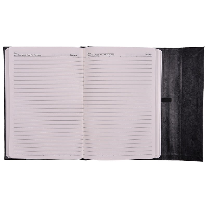 Note Book (Hard Bound) | Fold | Black