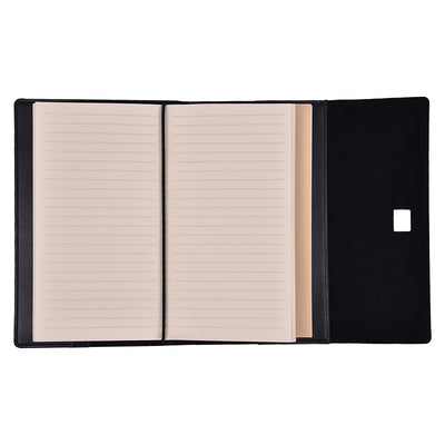 Vintage Style Refillable Notebook | Regal (Pen & Box not Included) | Black