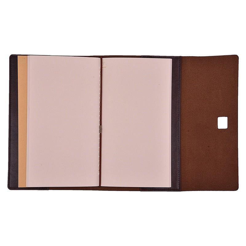 Vintage Style Refillable Notebook | Regal (Pen & Box not Included) | Brown