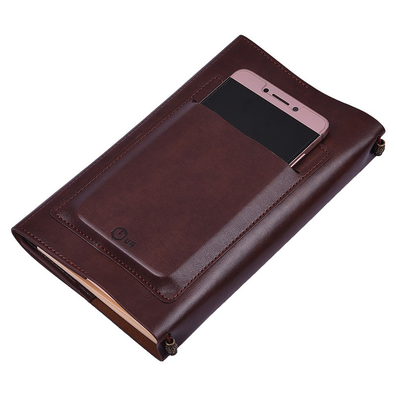 Vintage Style Refillable Notebook | Regal (Pen & Box not Included) | Brown