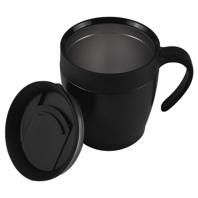 Black Tork 350 Stainless Steel Mug with Handle (350ml)