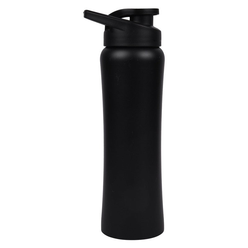 Tulip Stainless Steel Sports Bottle (750ml) | Black