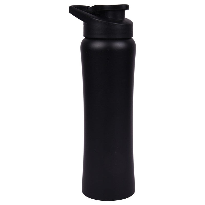 Tulip Stainless Steel Sports Bottle (750ml) | Black