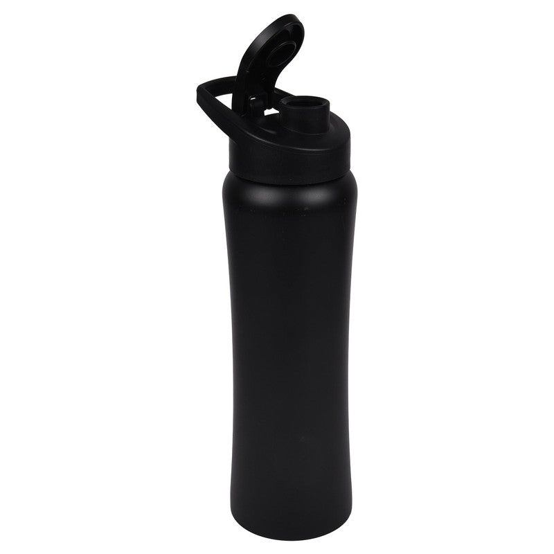 Tulip Stainless Steel Sports Bottle (750ml) | Black