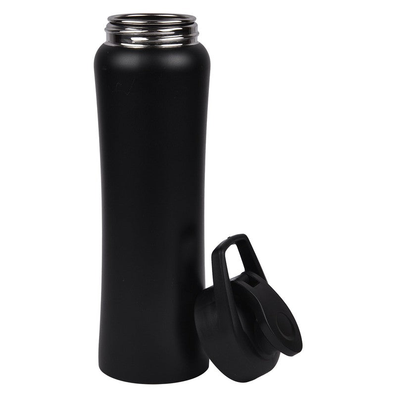 Tulip Stainless Steel Sports Bottle (750ml) | Black