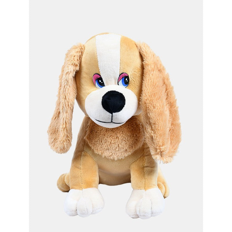 Charles Spaniel Dog Soft Toy Brown White | Height - 30 cm