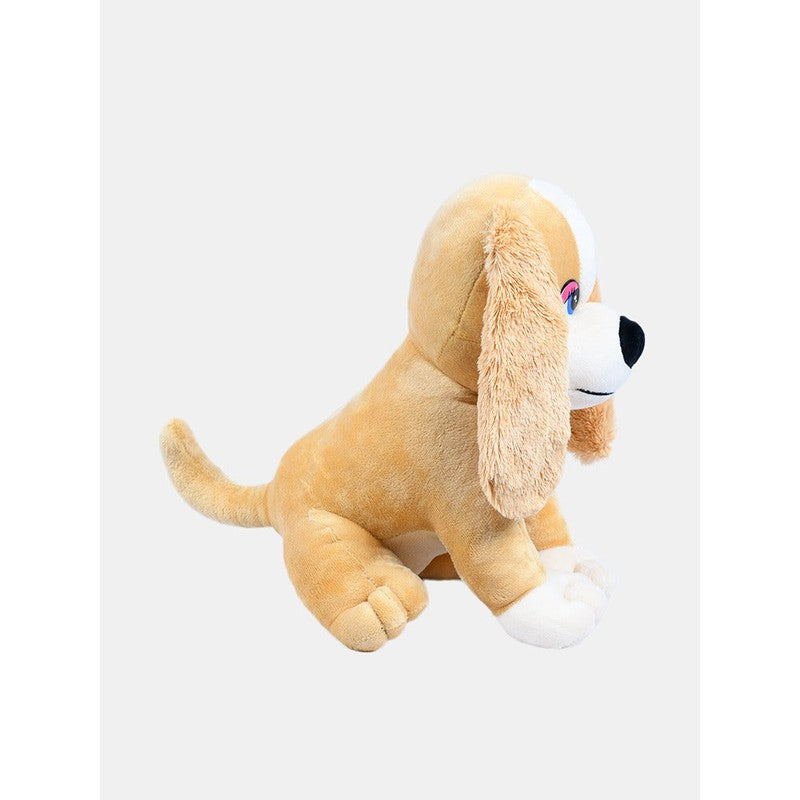 Charles Spaniel Dog Soft Toy Brown White | Height - 30 cm